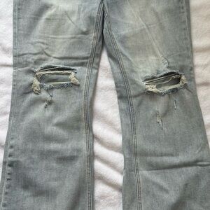 RISEN Distressed Light Blue Women's Jeans - Like New (Worn Once)